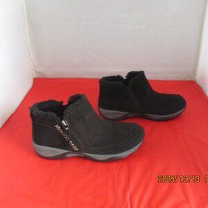Easy Spirit Epic Cold Weather Side Zip Booties $109 - US Size 7 - Black - 1415